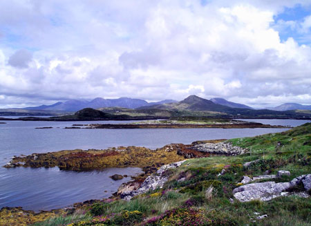 Connemara, vue sur les Twelve bens Connemara, vue sur les Twelve bens