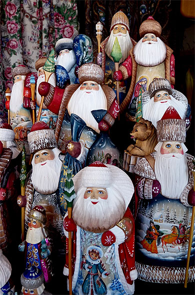 Pères Noël russes Pères Noël russes