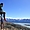 Tabouret et vue panoramique en Patagonie