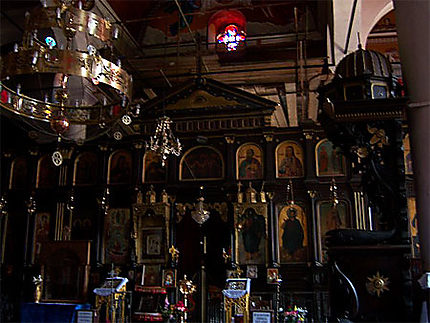 Intérieur d'une église orthodoxe