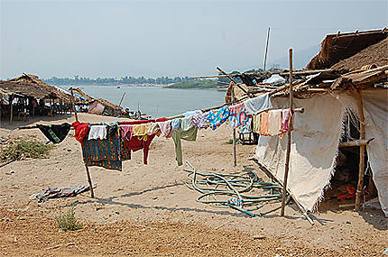 Traversée du Mekong par le bac
