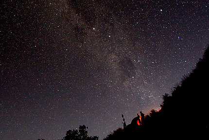 Ciel austral depuis le rinjani "recadré"