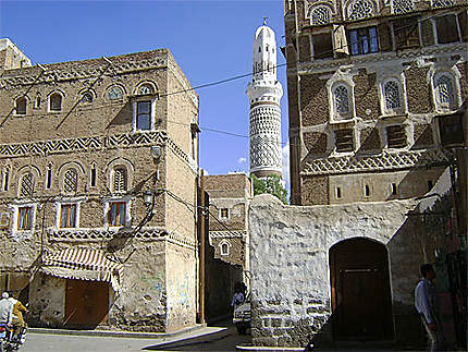 Vue du minaret de la mosquée de Salah ad-Din