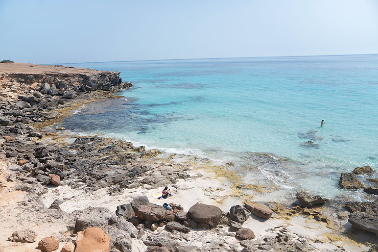 Le Sud de Formentera :  Pink Floyd, naturisme et petits paradis