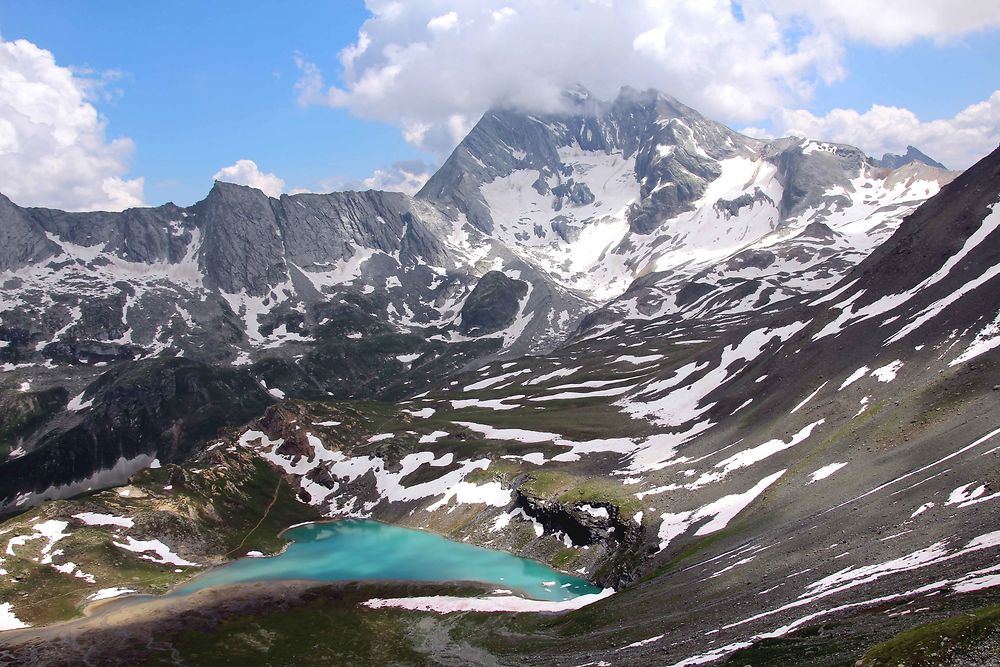 Lac Blanc et pointe à l'Echelle