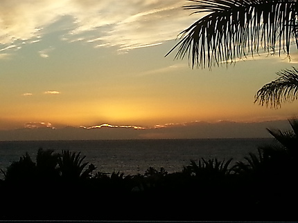 Coucher de soleil sur Palm Mar