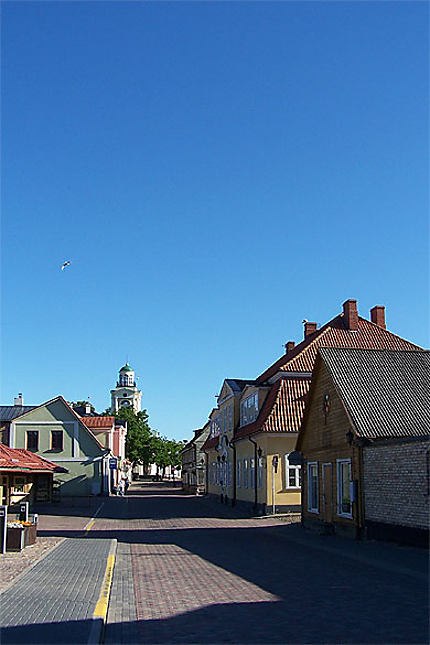 Une rue à Ventspils