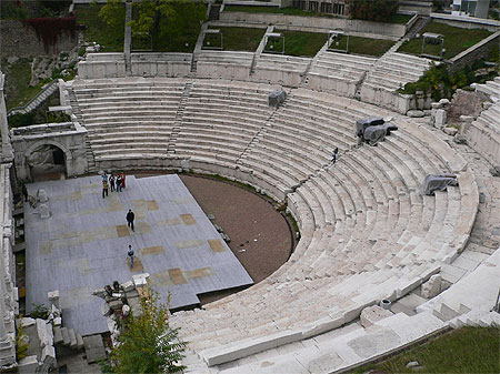 Le théâtre romain de Plovdiv Le théâtre romain de Plovdiv