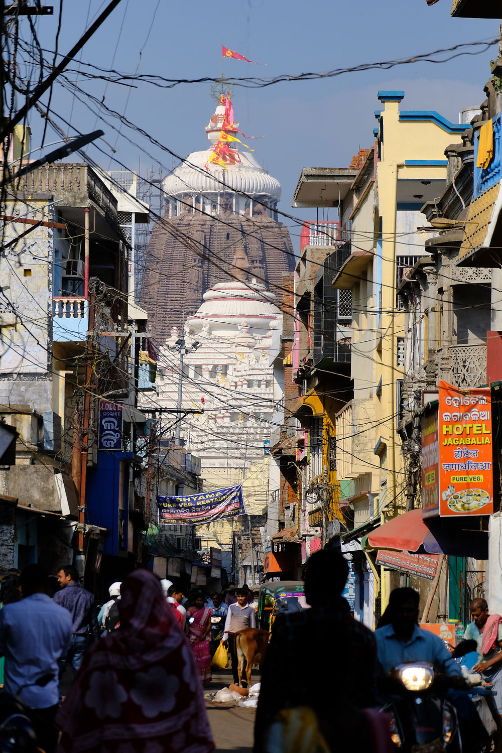 Quartier de Puri en Inde