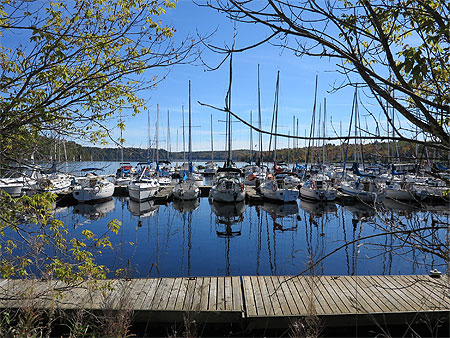 La marina de Grandes-Piles La marina de Grandes-Piles