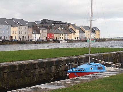 Port de Galway et embouchure de la rivière Corrib