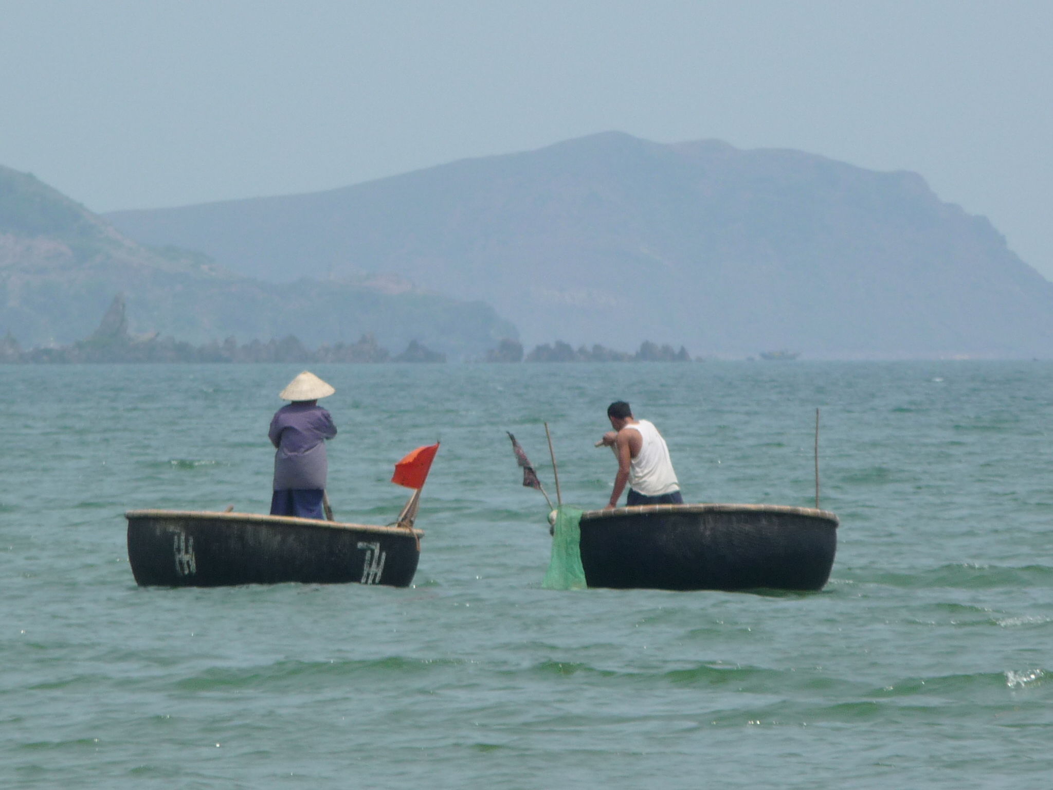 Bateaux panier à Vinh - Viet Nam