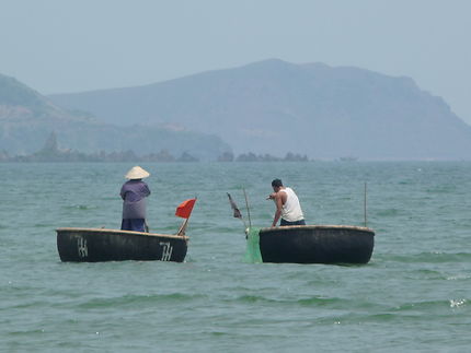 Bateaux panier à Vinh - Viet Nam
