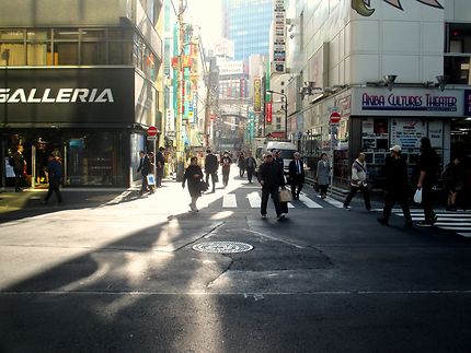 Scène de rue à Tokyo