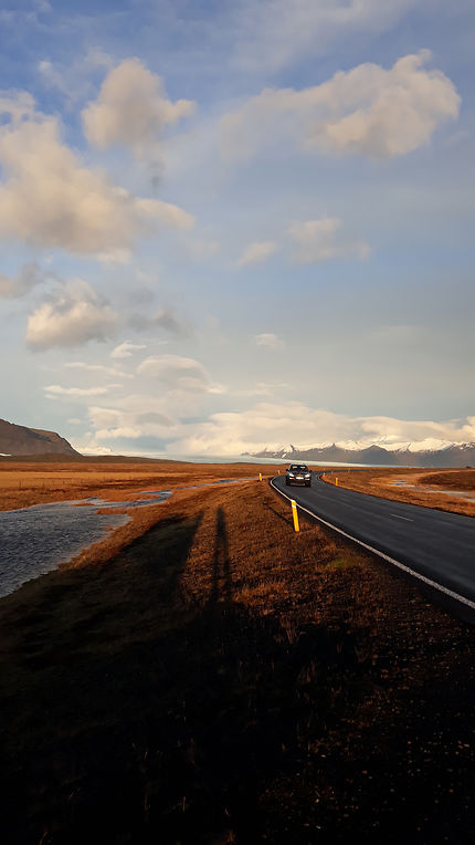 Photo de la route 1 en Islande 