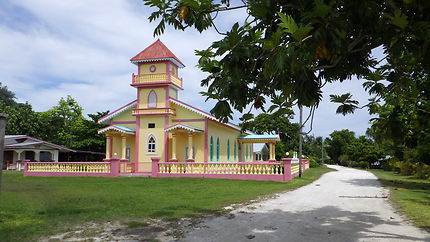 Eglise d'un Village de l'île de Maiao