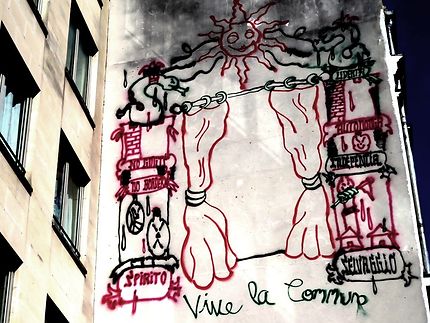 Fresque commémorant "la Commune"