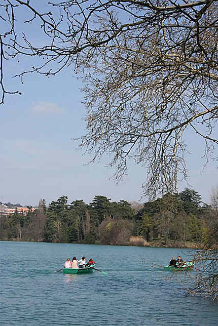 Barques sur le lac