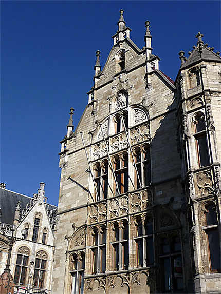 Architecture flamande, Predikherenlei, Gand, Belgique