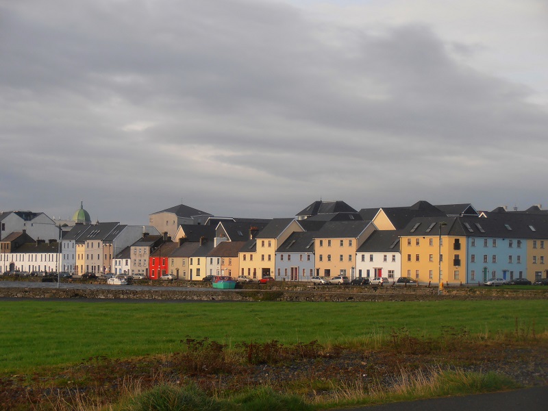 Maisons colorées à Galway Maisons colorées à Galway
