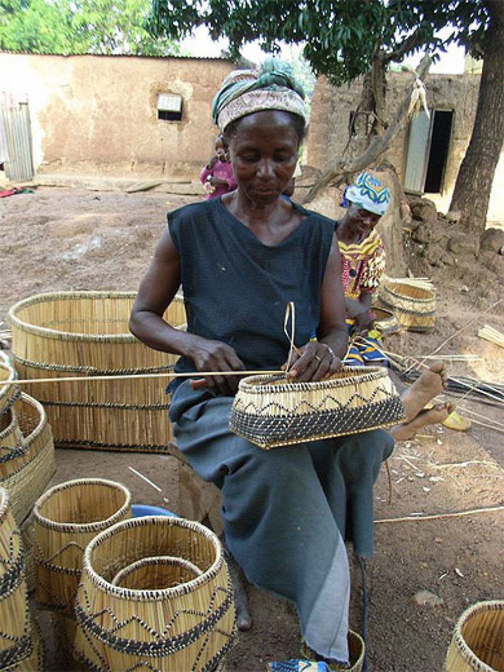 Le travail de panier