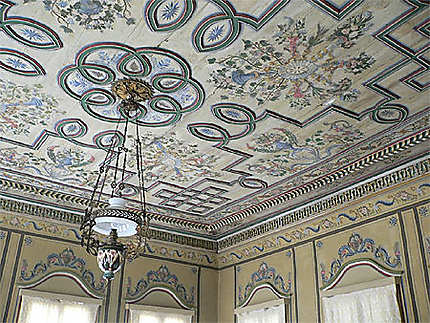 Magnifique plafond peint de la maison Hindlian