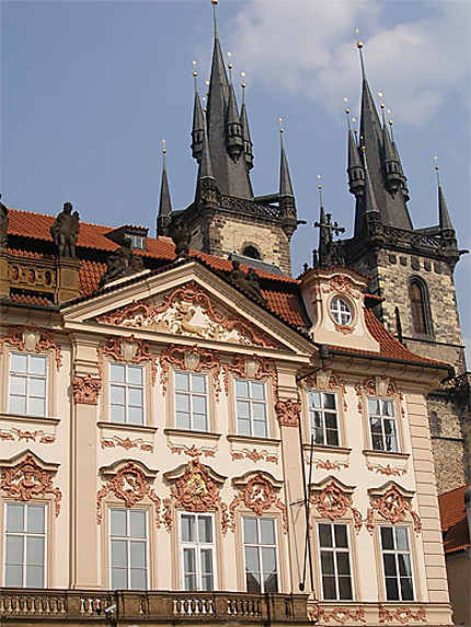 Palais Goltz-Kinsky et Eglise Notre-Dame-du-Tyn