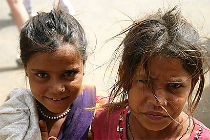 Mendiantes en Inde