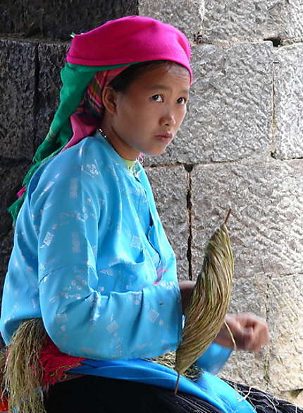 Jeune fille à Dong Van