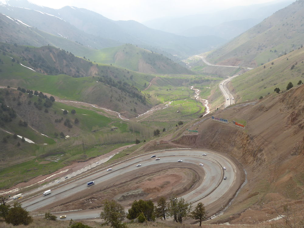 Descente de col au retour de Ferghana