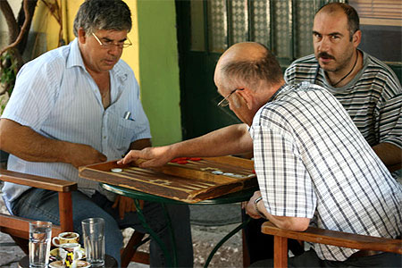 Joueurs de Tavli Joueurs de Tavli