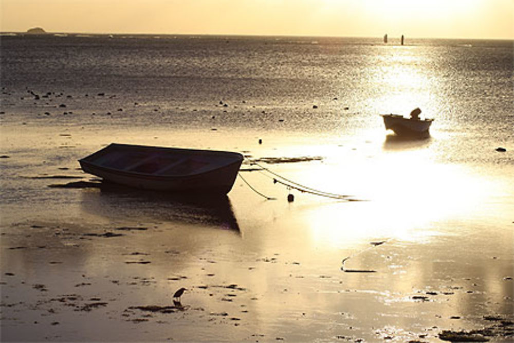 Coucher de soleil sur l'Océan indien