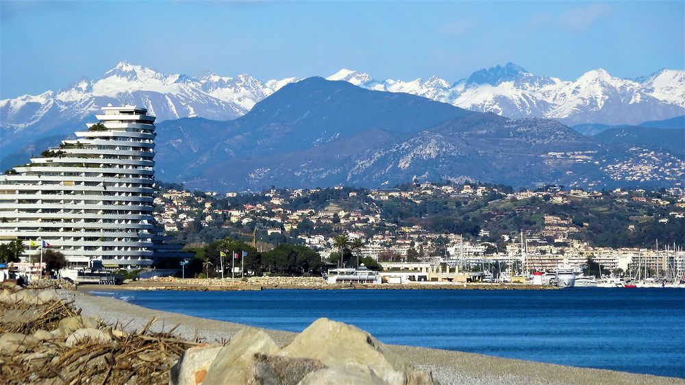 Les Alpes Italiennes depuis la Marina