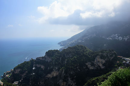 Panorama depuis la terrasse de la villa Cimbrone