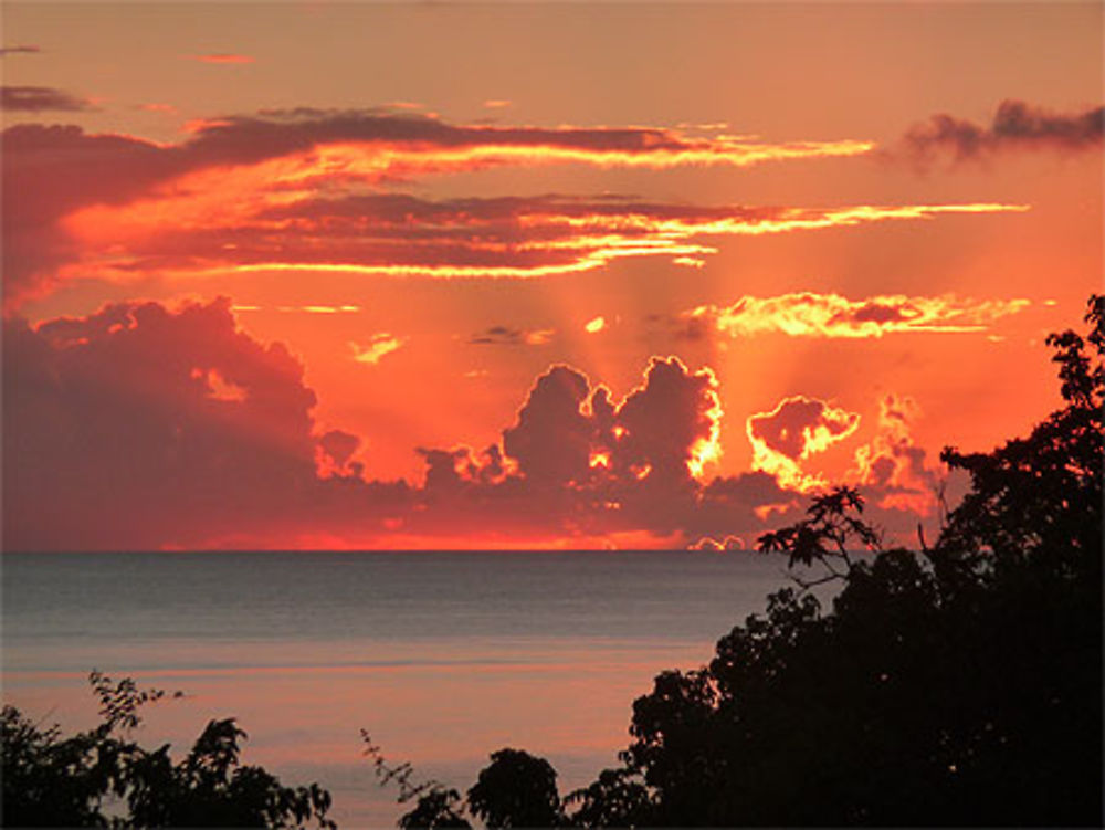 Coucher de soleil à Pointe-Noire