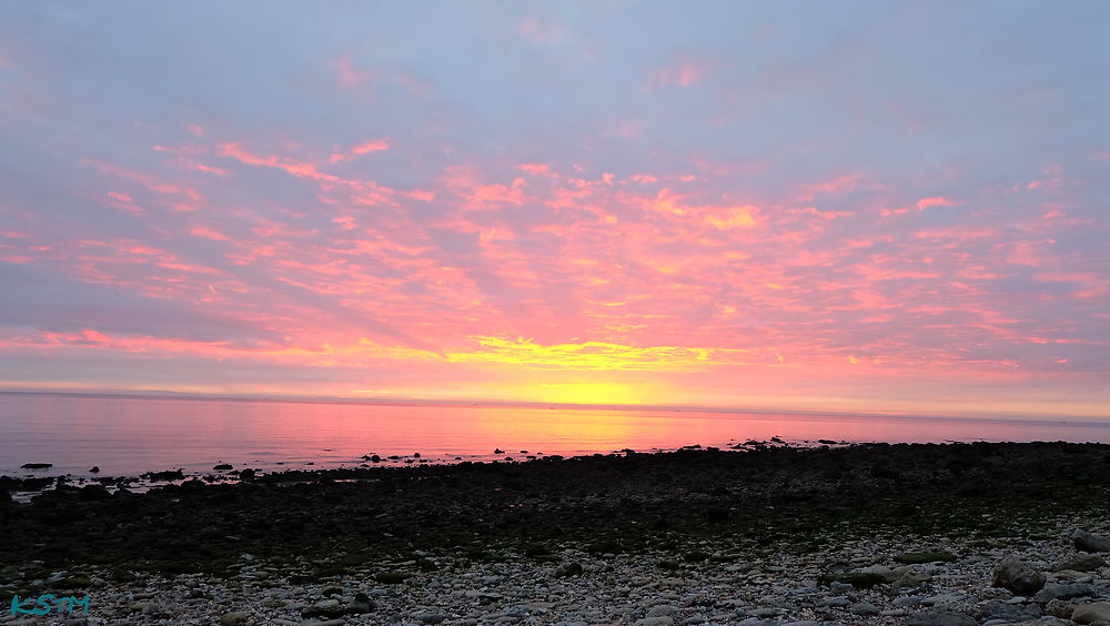 Coucher de soleil à Sainte-Adresse