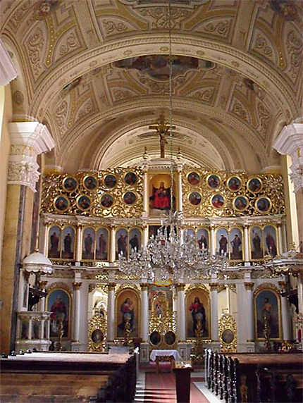 Intérieur de la cathédrale grecque