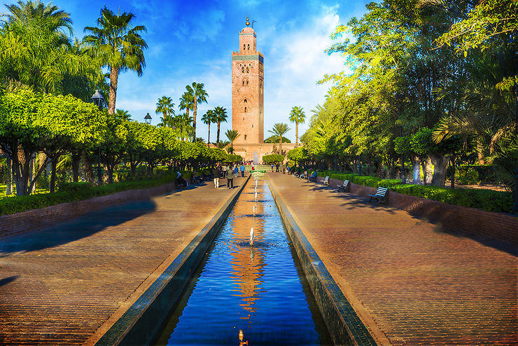 Le minaret de la Koutoubia, Marrakech 