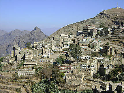 Village typique dans le Jebel Haraz