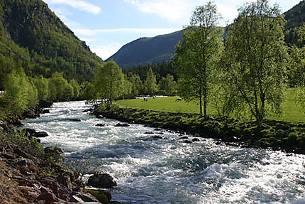 Torrent et vallée de Bøverdalen