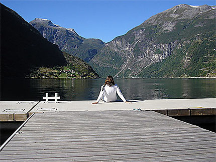 Fjord à ses pieds