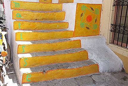 Escalier décoré
