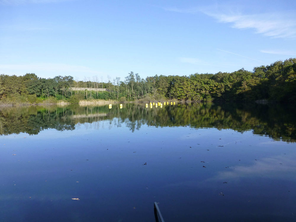 Lac au parc des Ardoisières de Trélazé