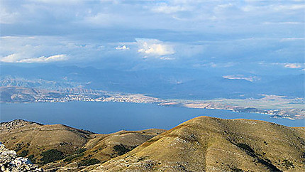 Saranda Albanie vue depuis le mont Pantocrator