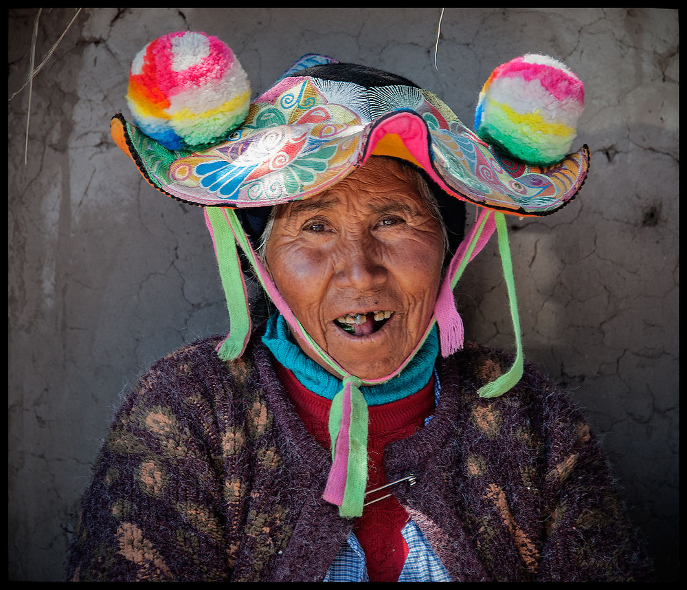 Lady Pom-Pom au Lac Titicaca