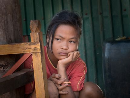 Enfant au Cambodge