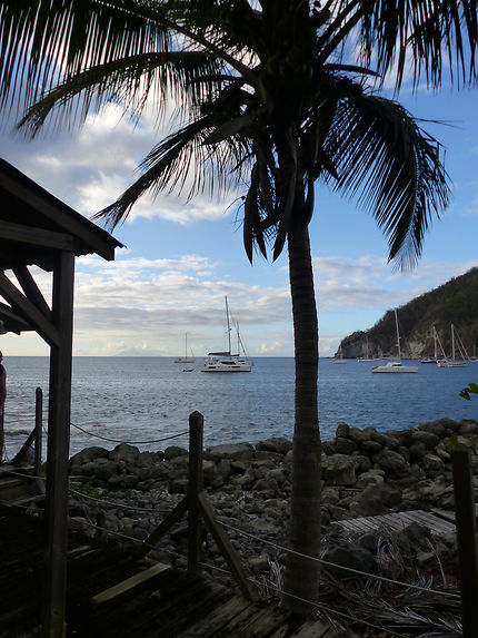 Baie de Deshaies en Guadeloupe