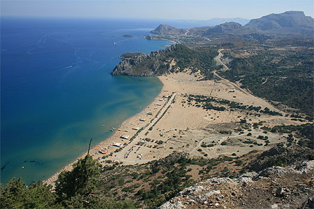 Plage de Tsambika Plage de Tsambika
