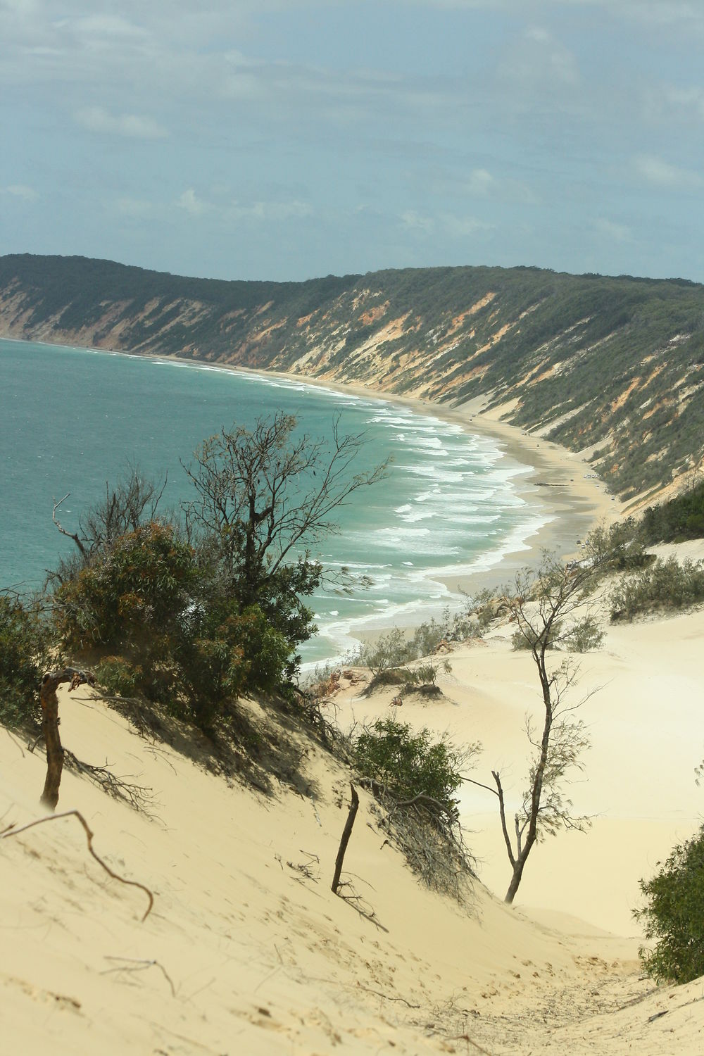 Seul sur le sable