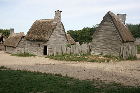 Plimoth Plantation: reconstitution d'un village du XVII°siècle Plimoth Plantation: reconstitution d'un village du XVII°siècle